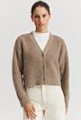 Boucle Crop Cardigan