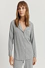 Stripe Long Sleeve Pyjama Shirt