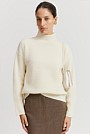 Australian Merino Wool Funnel Neck Knit