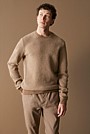 Merino Textured Stitch Crew