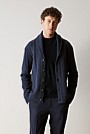 Merino Nep Cable Shawl Cardigan