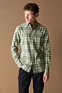 Regular Fit Supima Cotton Tonal Check Shirt