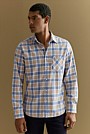 Regular Fit Cotton Herringbone Check Shirt