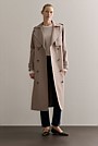 Cotton Longline Trench Coat