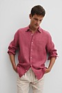 Regular Fit Organically Grown Delave Linen Shirt