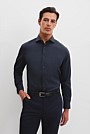 Tailored Fit Cotton Blend Stretch Shirt