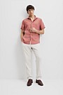 Regular Fit Organically Grown Linen Short Sleeve Shirt