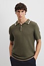 Cotton Linen Textured Polo