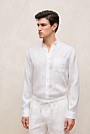 Regular Fit Linen Long Sleeve Shirt