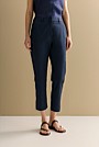 Stretch Cotton Twill Capri Pant