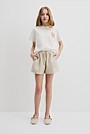 Teen Organically Grown Linen Short