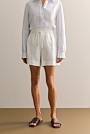 Linen Pull On Short