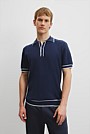 Australian Cotton Blend Tipped Knit Polo