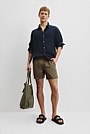 Organically Grown Linen Drawcord Short