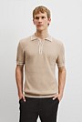 Australian Cotton Blend Tipped Knit Polo