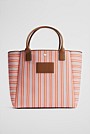 Verified Australian Cotton Stripe Canvas Tote