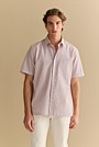Cotton Dobby Short Sleeve Shirt