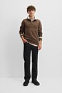 Teen Australian Cotton Heritage Half Zip Sweat