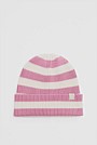 Organically Grown Stripe Knit Beanie