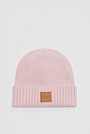 Organically Grown Cotton Blend Patch Logo Beanie
