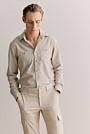Regular Fit Jaspe Cotton Shirt