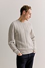 Merino Cable Stitch Crew