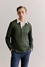 Cotton Jersey Monogram Rugby Polo