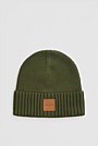 Organically Grown Cotton Blend Patch Logo Beanie