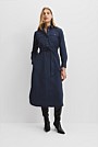 Belted Cotton Midi Dress