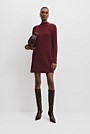 Organically Grown Cotton Blend Knit Mini Dress