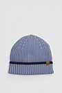Stripe Rib Knit Beanie