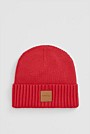 Organically Grown Cotton Blend Patch Logo Beanie