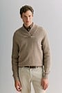 Wool Shawl Neck Pullover