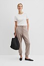 Australian Cotton Rib Cuff Track Pant