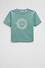 Australian Cotton Oversize Circle Logo T-Shirt