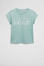 Organically Grown Cotton Sequin Logo T-Shirt