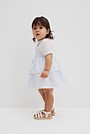 Organically Grown Cotton Tiered Romper Dress