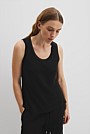 Linen Scoop Neck Tank