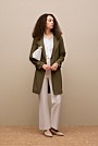 Soft Mid Length Trench Coat