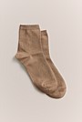 Metallic Rib Crew Sock