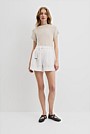 Organically Grown Linen Tuck Front Short
