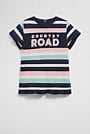 Cotton T-Shirt Logo Dress