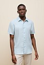 Linen End On End Short Sleeve Shirt