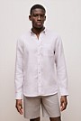 Regular Fit Linen End On End Shirt