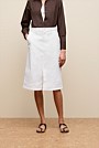 Denim A-line Skirt