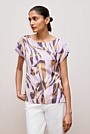 Shadow Leaf Woven Twill T-shirt