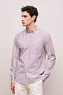 Regular Fit Poplin Stripe Long Sleeve Shirt