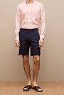 Stretch Cotton Dobby Longline Short