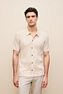 Cotton Cable Short Sleeve Shirt