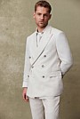 Linen Double Breasted Jacket